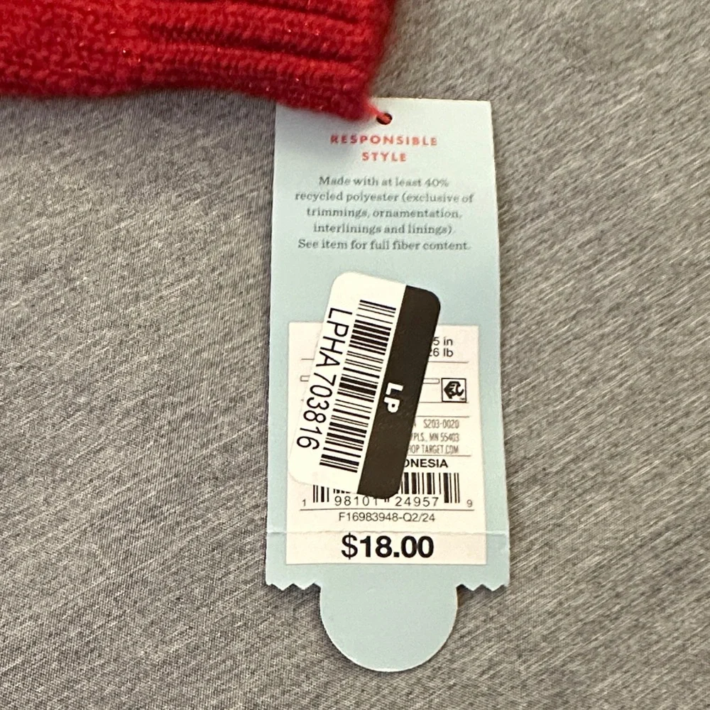 Cat & Jack Vibrant Red Knit‎ Dress